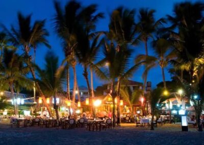 Cabarete beach at evening